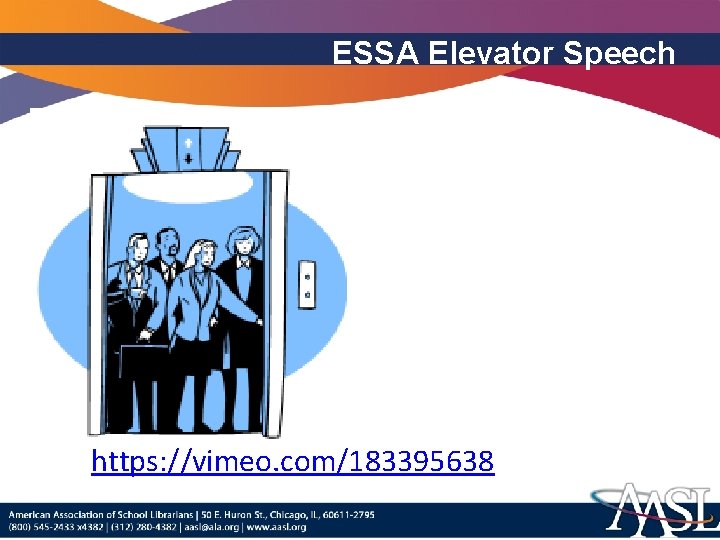 ESSA Elevator Speech https: //vimeo. com/183395638 