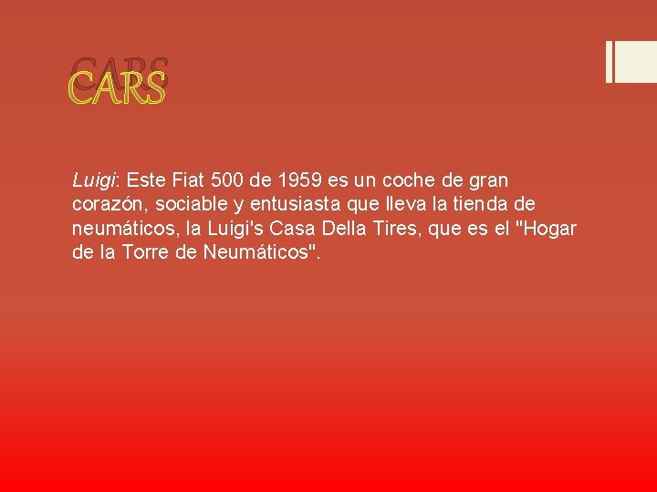 CARS Luigi: Este Fiat 500 de 1959 es un coche de gran corazón, sociable
