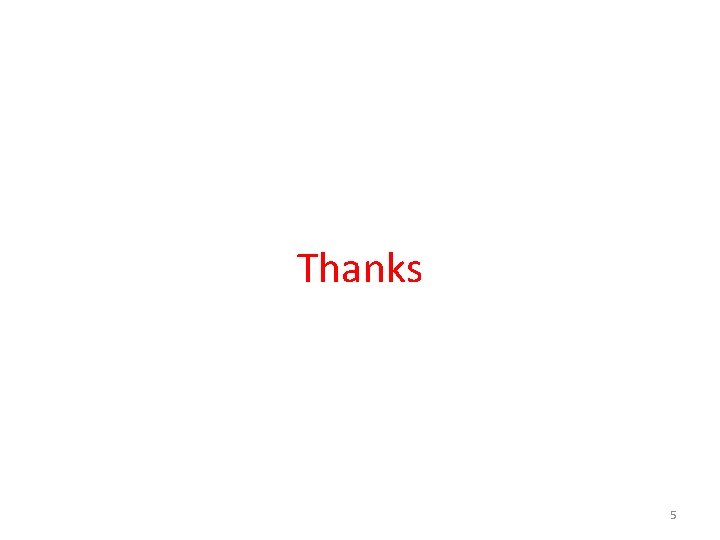 Thanks 5 