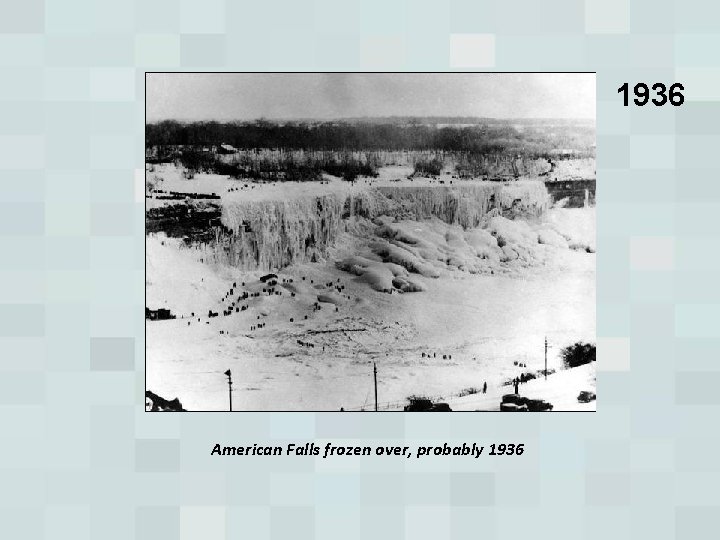 1936 American Falls frozen over, probably 1936 