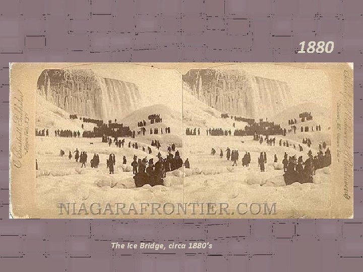 1880 The Ice Bridge, circa 1880's 