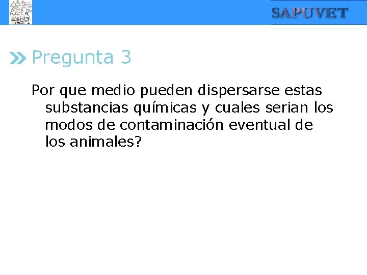 Pregunta 3 Por que medio pueden dispersarse estas substancias químicas y cuales serian los