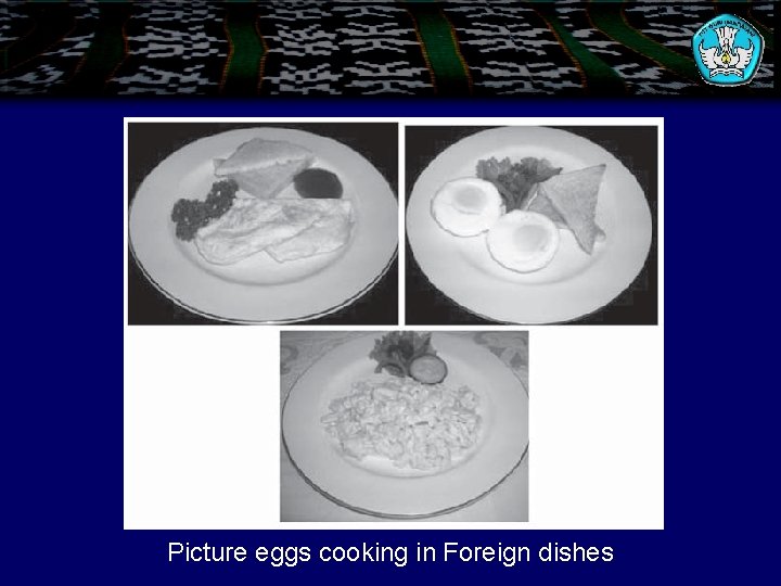 Picture eggs cooking in Foreign dishes 