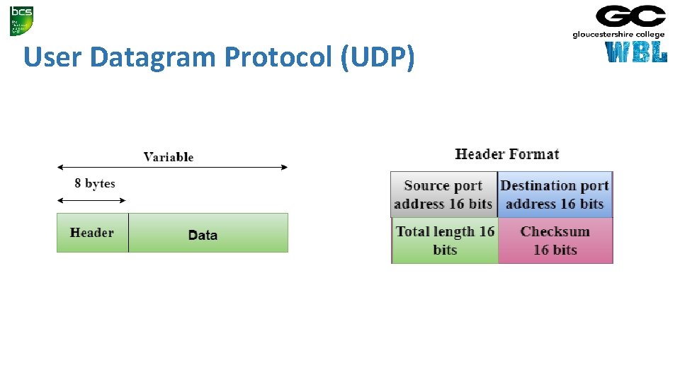 User Datagram Protocol (UDP) 