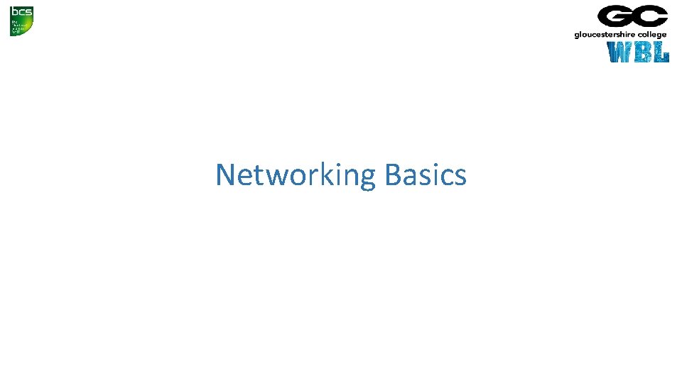 Networking Basics 