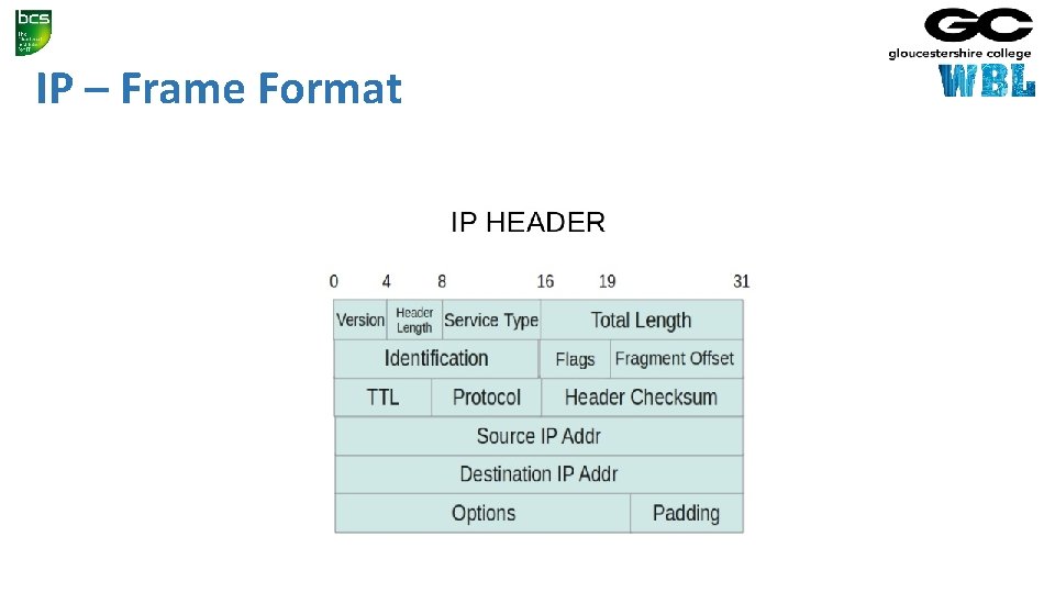 IP – Frame Format 