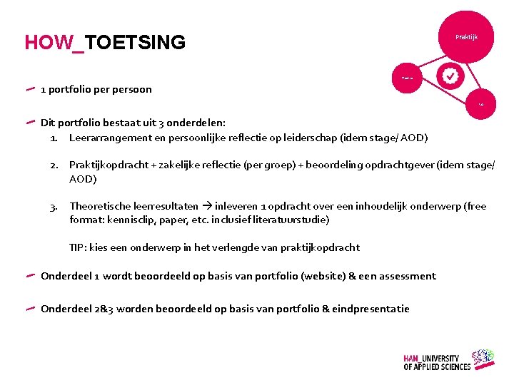 HOW_TOETSING Praktijk Theorie 1 portfolio persoon PLA Dit portfolio bestaat uit 3 onderdelen: 1.