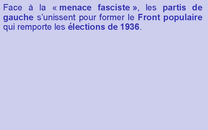 Face à la « menace fasciste » , les partis de gauche s’unissent pour Face à la « menace fasciste » , les partis de gauche s’unissent pour
