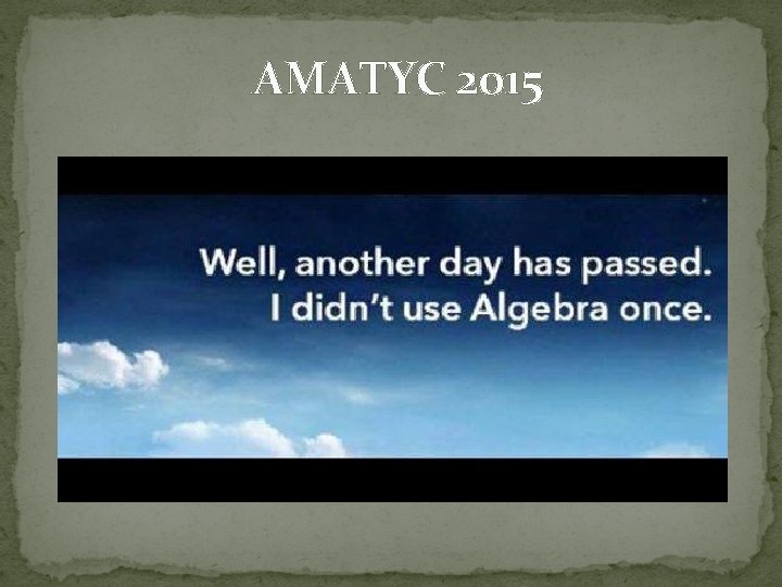 AMATYC 2015 