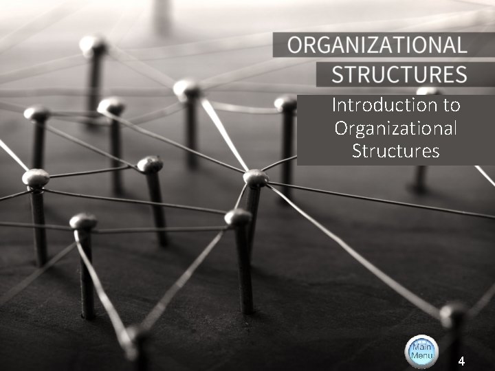 Introduction to Organizational Structures 4 