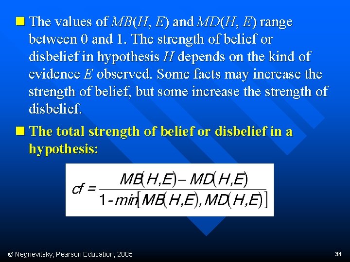 n The values of MB(H, E) and MD(H, E) range between 0 and 1.