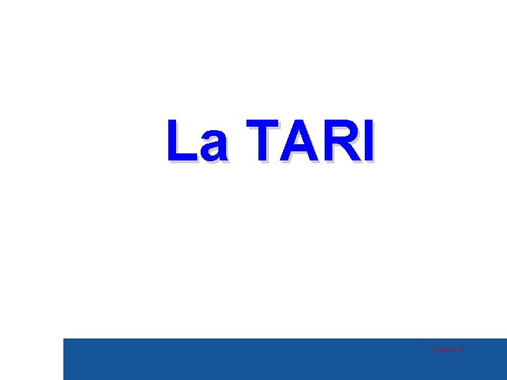 La TARI Pagina 5 