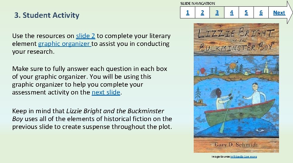 SLIDE NAVIGATION 3. Student Activity 1 2 3 4 5 Use the resources on