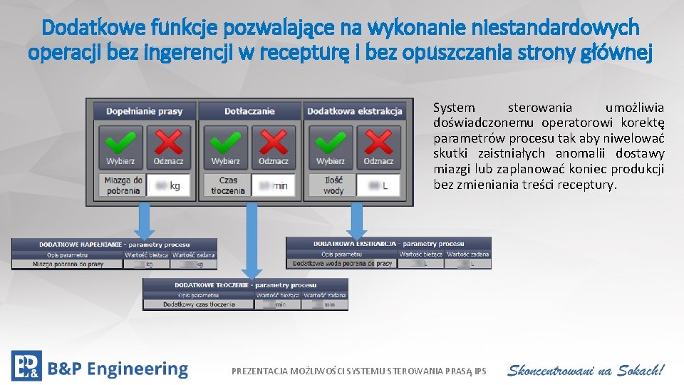 Dodatkowe funkcje pozwalające na wykonanie niestandardowych operacji ingerencji w recepturę Kliknij, bezaby edytować styl