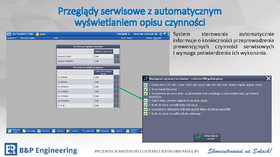 Przeglądy serwisowe z automatycznym wyświetlaniem Kliknij, aby edytować stylopisu czynności • Kliknij, aby edytować