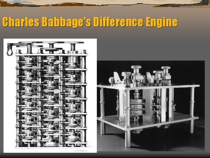 Charles Babbage’s Difference Engine 