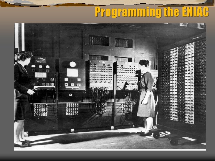 Programming the ENIAC 