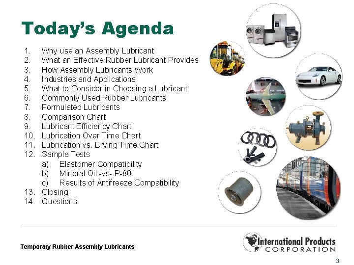 Today’s Agenda 1. 2. 3. 4. 5. 6. 7. 8. 9. 10. 11. 12.