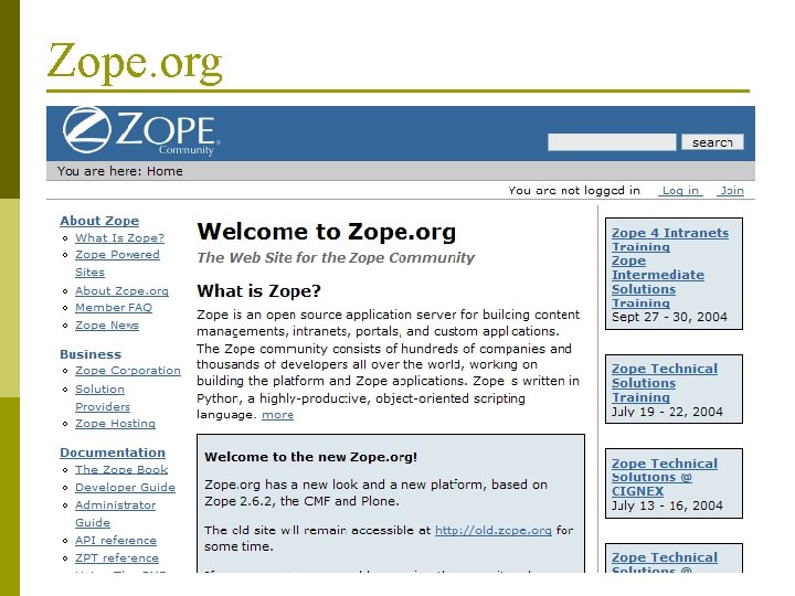 Zope. org 