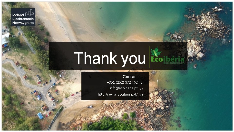 Thank you Contact +351 (252) 372 462 info@ecoiberia. pt http: //www. ecoiberia. pt/ 