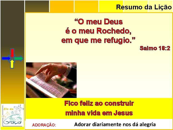 Resumo da Lição “O meu Deus é o meu Rochedo, em que me refugio.