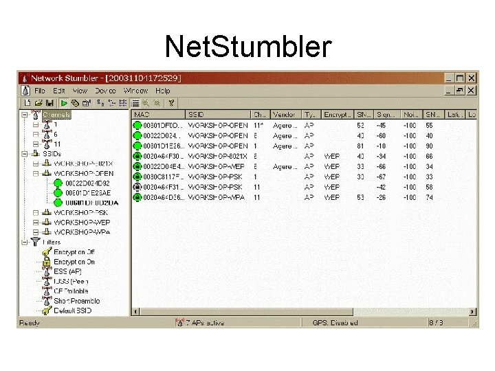 Net. Stumbler 