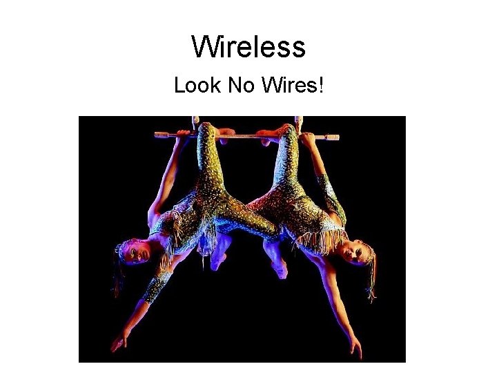 Wireless Look No Wires! 