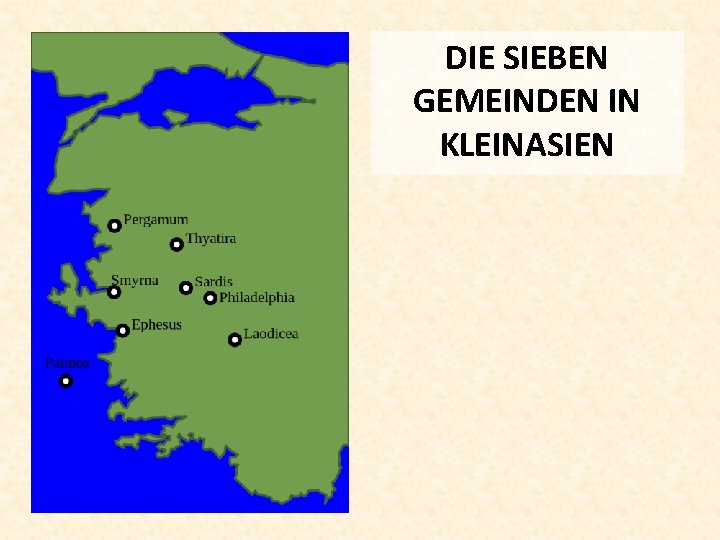 DIE SIEBEN GEMEINDEN IN KLEINASIEN 