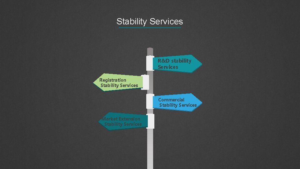 Stability Services R&D stability Services Registration Stability Services Commercial Stability Services Market Extension Stability