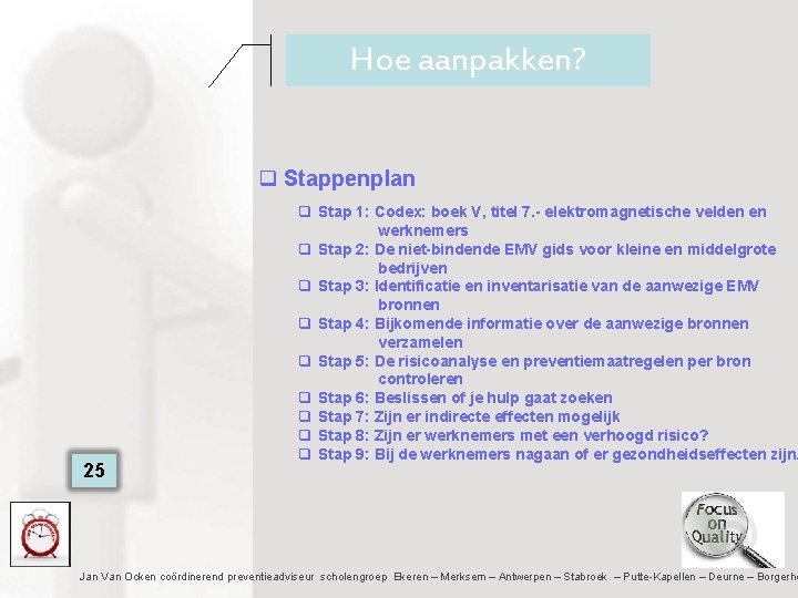 Hoe aanpakken? q Stappenplan 25 q Stap 1: Codex: boek V, titel 7. -