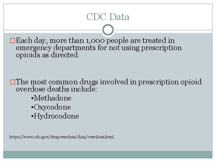 CDC Data �Each day, more than 1, 000 people are treated in emergency departments