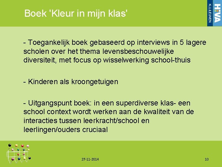 Boek 'Kleur in mijn klas' - Toegankelijk boek gebaseerd op interviews in 5 lagere