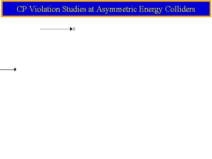 CP Violation Studies at Asymmetric Energy Colliders 6 