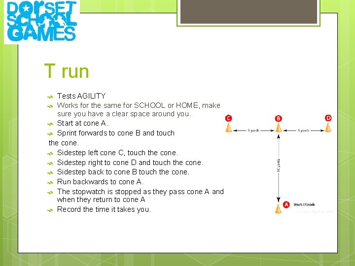 T run Tests AGILITY Works for the same for SCHOOL or HOME, make sure