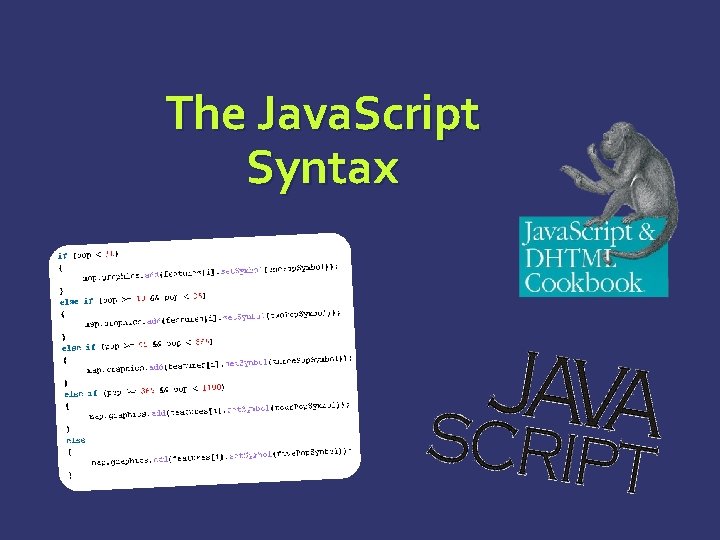 The Java. Script Syntax 