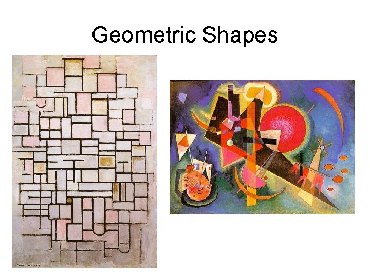 Geometric Shapes 