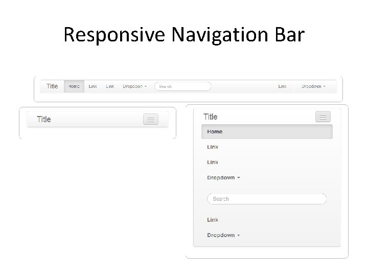 Responsive Navigation Bar 