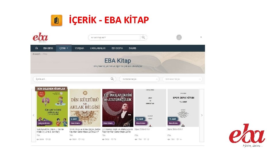 İÇERİK - EBA KİTAP 