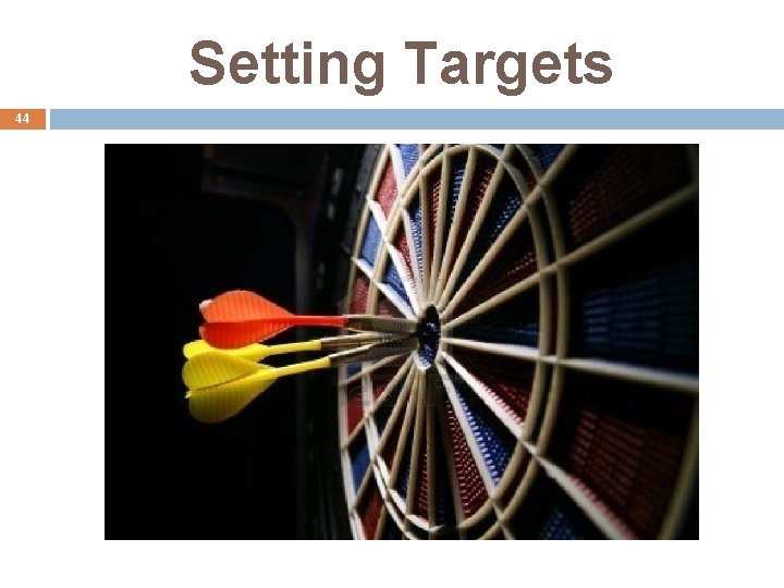 Setting Targets 44 