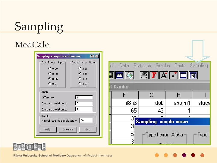 Sampling Med. Calc 