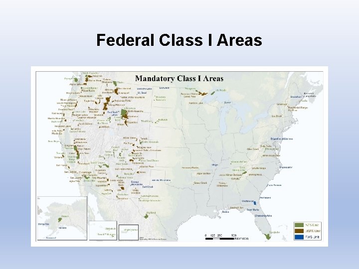 Federal Class I Areas 
