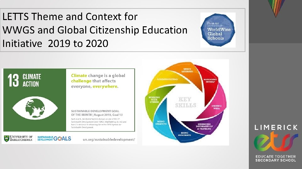 LETTS Theme and Context for WWGS and Global Citizenship Education Initiative 2019 to 2020