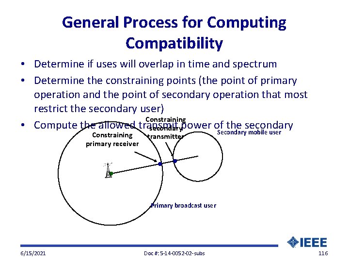 General Process for Computing Compatibility • Determine if uses will overlap in time and