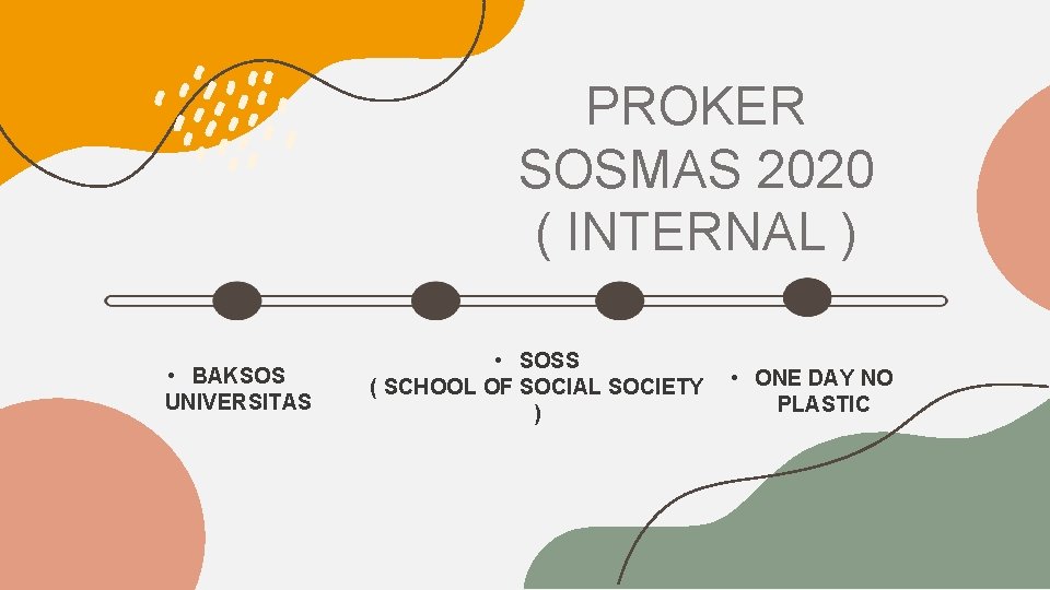 PROKER SOSMAS 2020 ( INTERNAL ) • BAKSOS UNIVERSITAS • SOSS ( SCHOOL OF