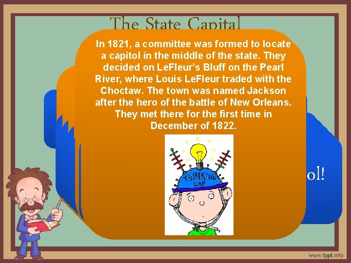 The State Capital In The 1821, small a committee farmers and was townspeople formed