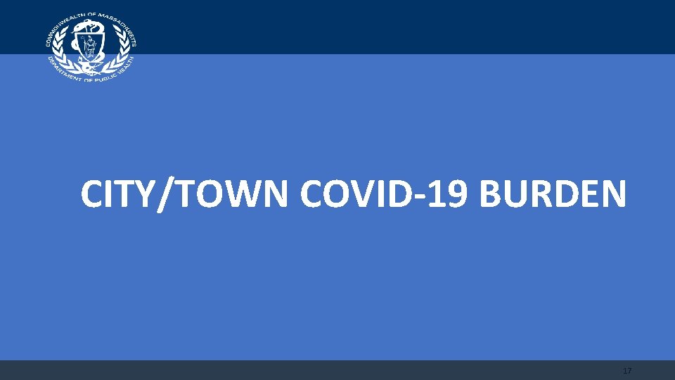 CITY/TOWN COVID-19 BURDEN 17 