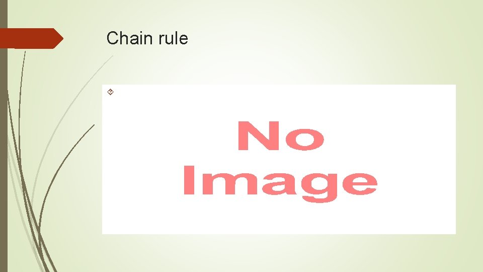 Chain rule 