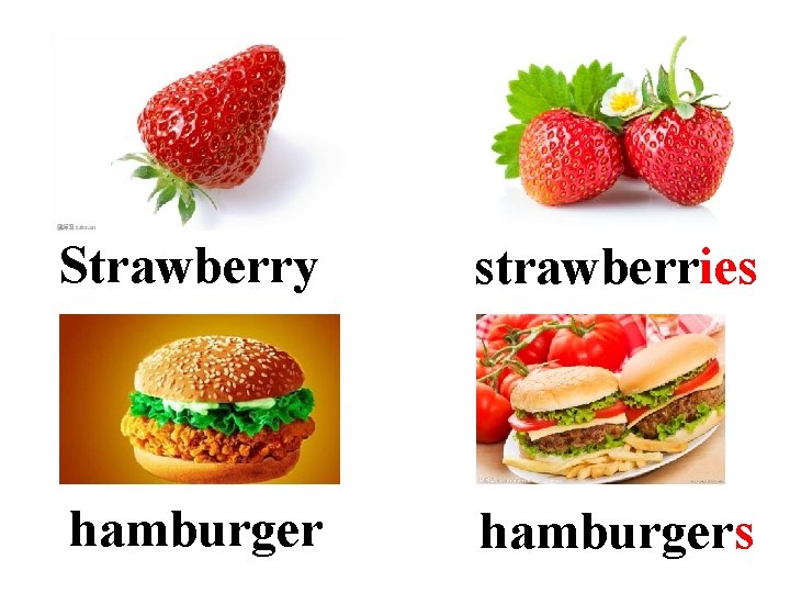 Strawberry strawberries hamburgers 