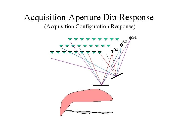 Acquisition-Aperture Dip-Response (Acquisition Configuration Response) S 2 S 3 * * * S 1