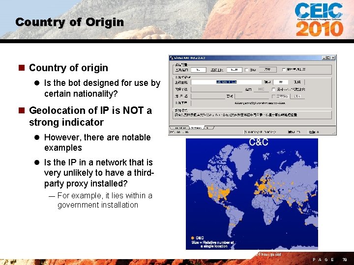 Country of Origin n Country of origin l Is the bot designed for use